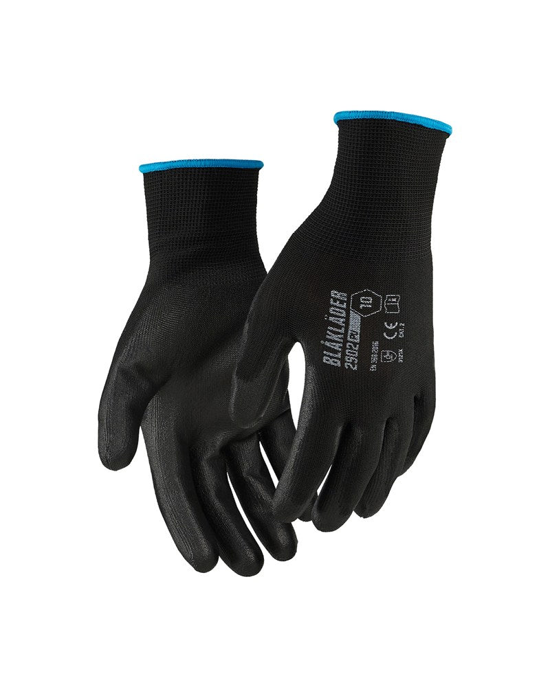 Handschoenen PU gedipt zwart 2902-1453/9900