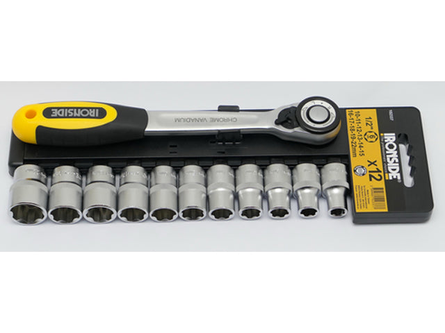 DOPPENSET 1/2" 12 ST (10-22)+ PLASTIC HOUDER - IR102685