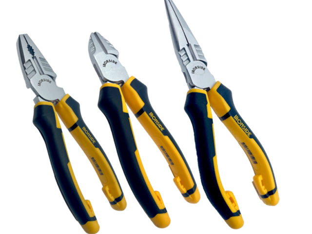 SET VAN 3 TANGEN NIKKEL VERCHROOMD - IR103512