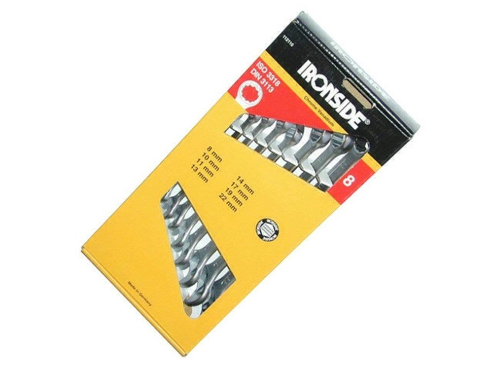 SET VAN 8 RINGSTEEKSLEUTELS CV 8>22MM - IR112110
