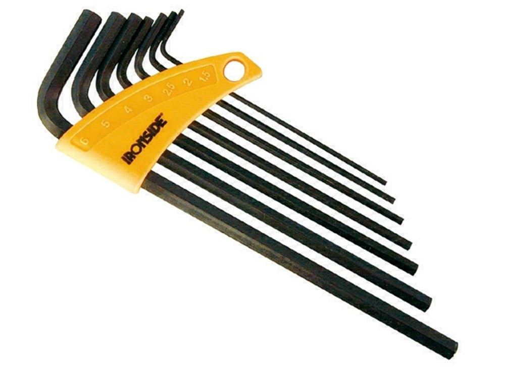 SET VAN 7 INBUSSLEUTELS 1,5 >6MM - OP HOUDER - IR114007