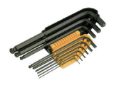 SET VAN 9 INBUSSLEUTELS BOL 1,5 >10MM- HOUDER - IR114010