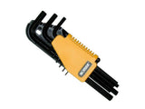 SET VAN 9 INBUSSLEUTELS 1,5 >10MM OP HOUDER - IR114011