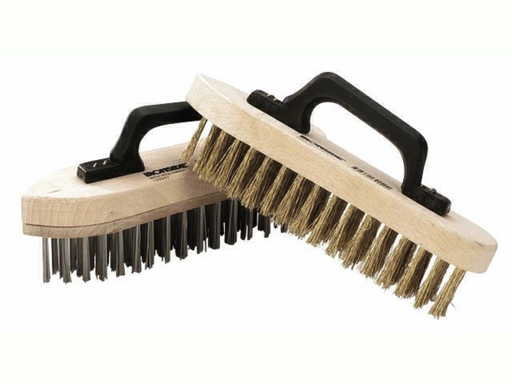 HANDBORSTEL MET HANDVAT 5 RIJEN STAAL 0,40MM - IR139041