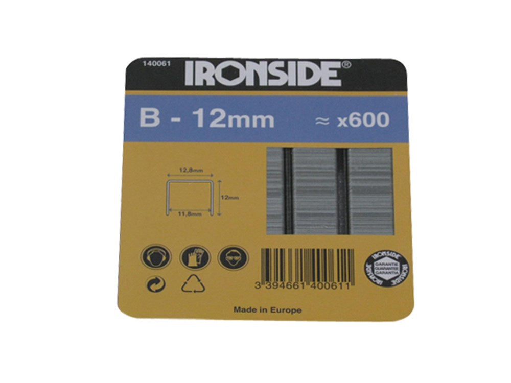 NIETEN B 12MM 600 STUKS BLISTER - IR140061