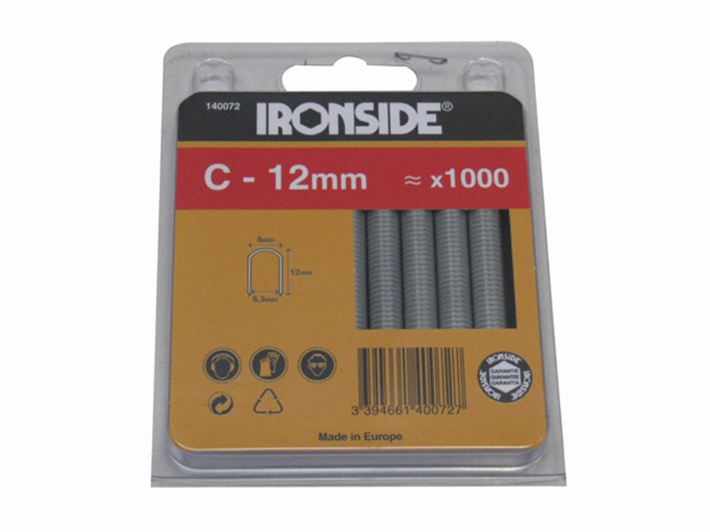 NIETEN C 12MM 1000 STUKS BLISTER - IR140072