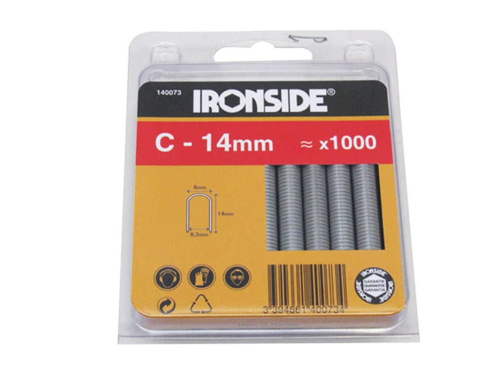 NIETEN C 14MM 1000 STUKS BLISTER - IR140073