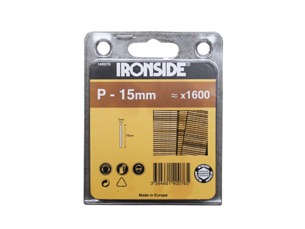 BRADS P 15MM BLISTER 1600STKS - IR140076