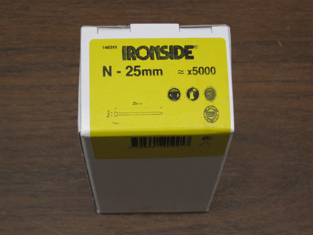 BRADS N 25MM 5000 STUKS IN DOOS - IR140241