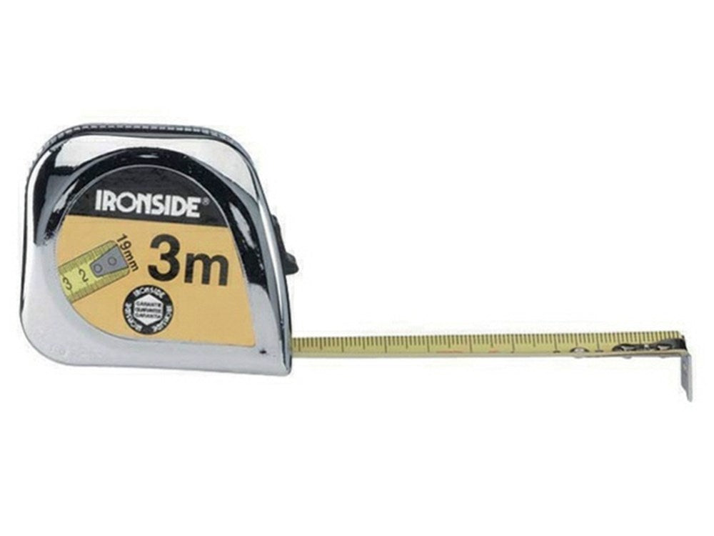 ROLMETER 8MX25MM VERCHROOMD ABS - IR150207