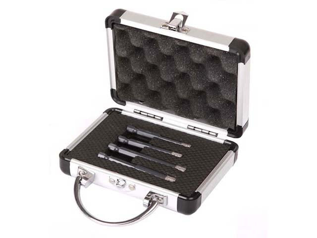 SET DIAMANT DROOGBOREN 4 ST DIAM: 5/6/8/10MM - IR200598
