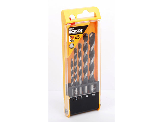 MULTI-CONSTR DRILL SET 5 PCS 5-5.5-6-8-10 MM - IR200606
