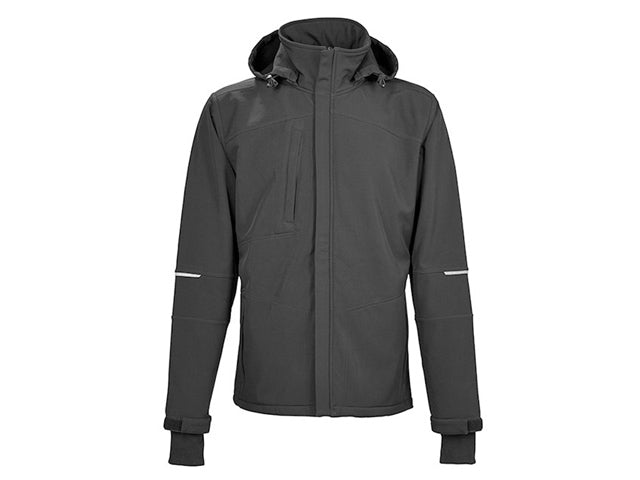 SOFTSHELL JACKET ZWART VICO - MAAT XXL - VICO-XXL