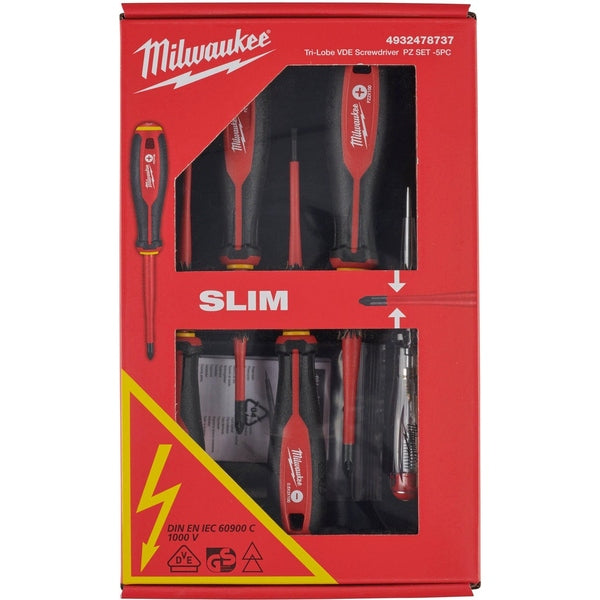 Milwaukee 4932478738 Tri-Lobe VDE PZ Set 7-delig